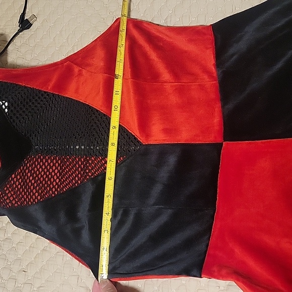 Velvet Harley Quinn Dress - Picture 9 of 9